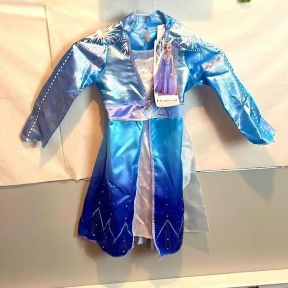 Disney‎ Frozen 2 Elsa Adventure Travel Dress size 4-6X